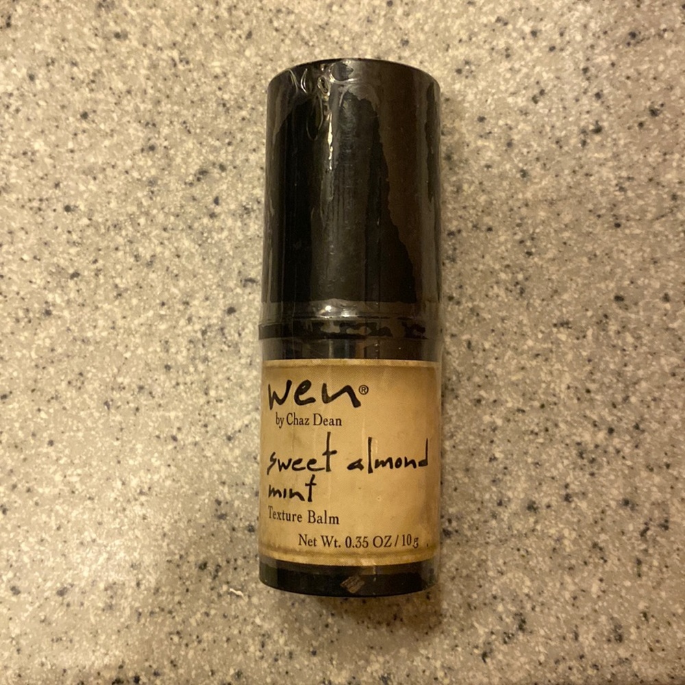 Wen by Chaz Dean. Sweet almond mint texture balm.